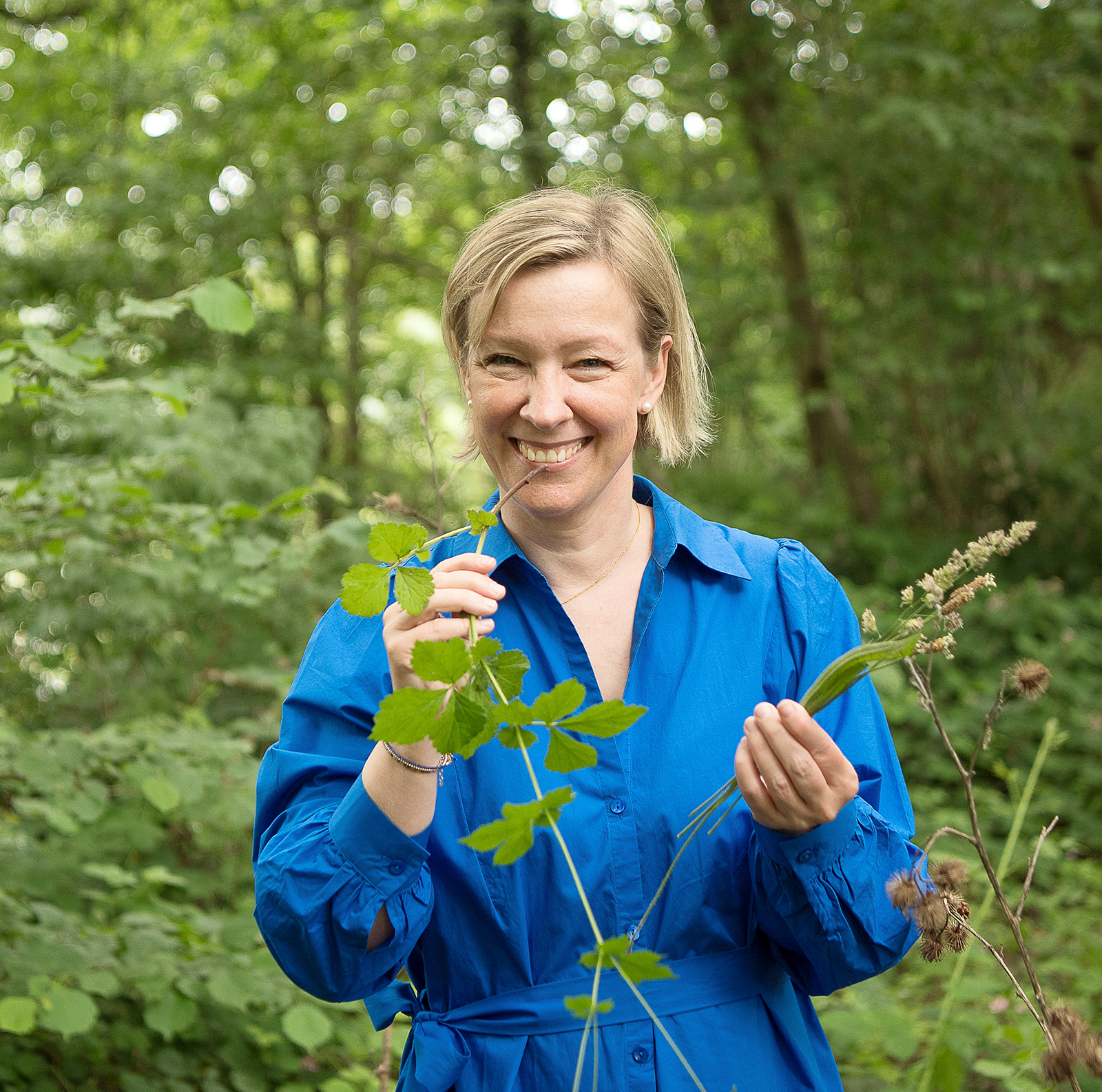 Anja Kirchner von TeamNatur in der Natur